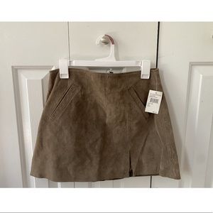NWT Suede Skirt